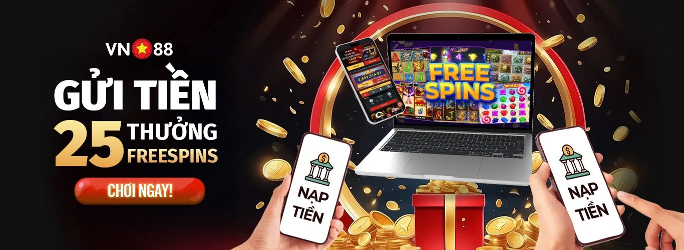 banner gửi tiền freespin vn88